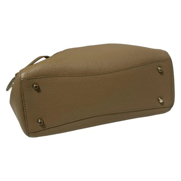 FURLA - Light Brown Leather Handbag - Picture 4 of 9